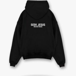 🖤 Seek Jesus X Heaven Made Hoodie 🤍✝️